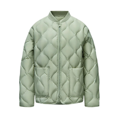 Semir Down Jacket Women Solid Color Three-Proof Loose Casual Style New Winter 2024 Lazy Baseball Collar Lightweight Coat