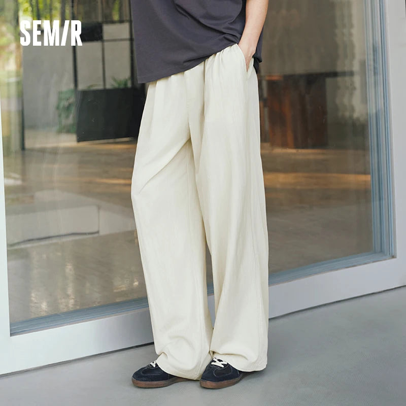 Semir Men Casual Wide Leg Pants