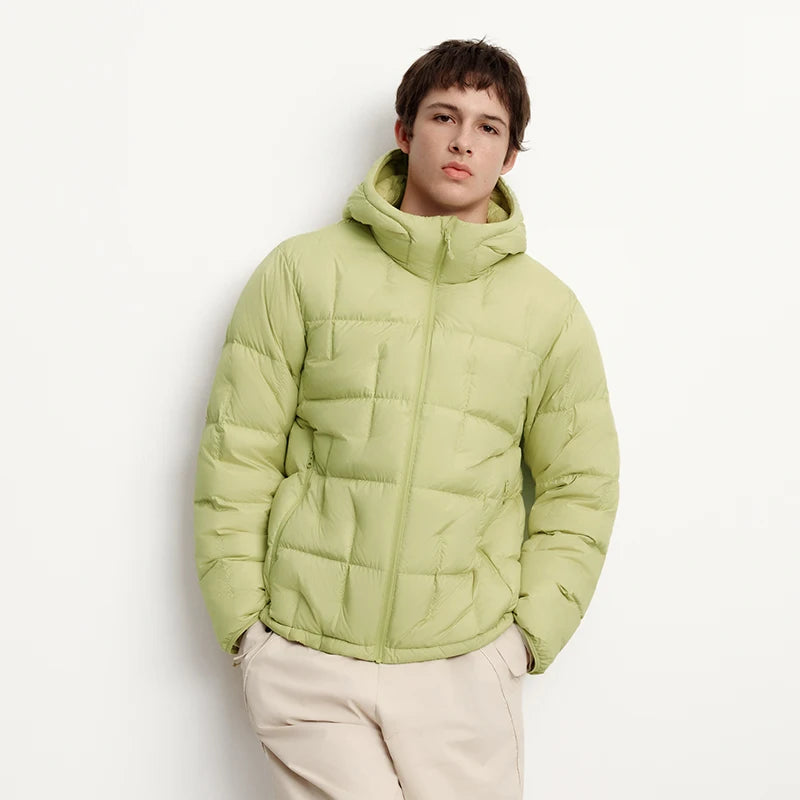 Semir Men Down Jacket Hooded Quilted Liner