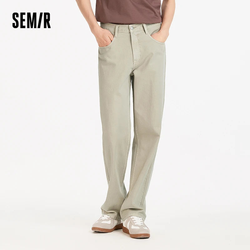 Semir Men Retro Loose Straight Jeans