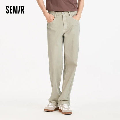 Semir Men Retro Loose Straight Jeans