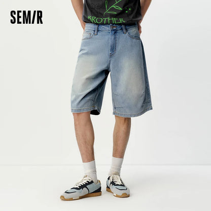 Semir Men Washed Denim Shorts