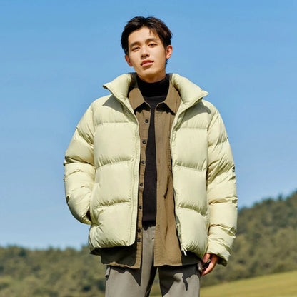 Semir Down Jacket Men Women 2024 Winter New Light Short Coat Three-Proof Thermal Puffer Coat Couple Top Trendy Down Jacket