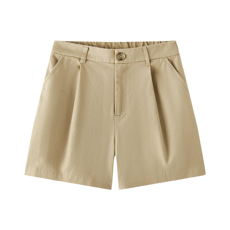 Semir Women Shorts Pleated Elastic Waist Loose