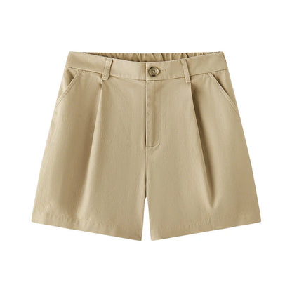 Semir Women Shorts Pleated Elastic Waist Loose