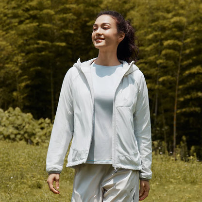 Semir Women Cotton Coat Three-Resistant Raglan Slim Hooded