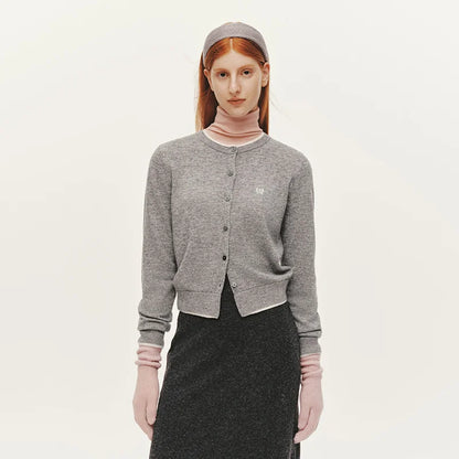 Semir Women Knitted Sweater Slim Embroidered Pullover