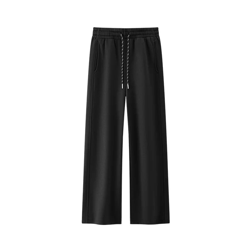 Semir Women Pants Fleece Lined Drawstring Wide Leg