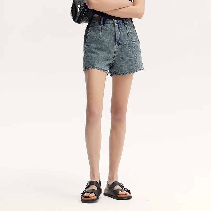 Semir Jeans Women Flattering For Petite Figures Leg-Lengthening Effect 2024 Summer New Arrival Cool Sensation Short Pants