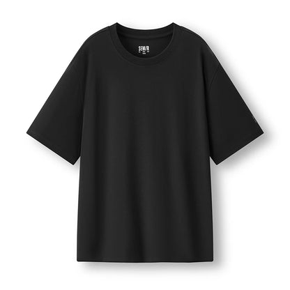 Semir Short Sleeve T-Shirt Men Moisture Wicking Antibacterial T-Shirt 2025 New Summer Solid Color Top for Heat Protection