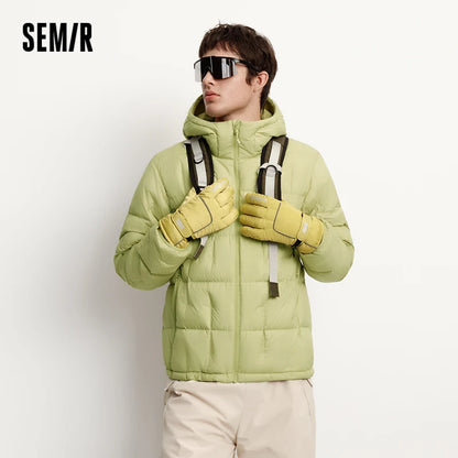Semir Men Down Jacket Hooded Quilted Liner