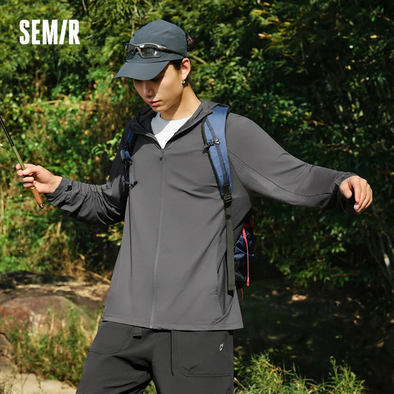 Semir Men Breathable Knit UV Jacket