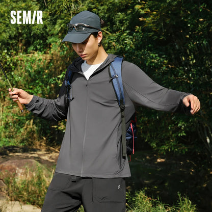 Semir Men Breathable Knit UV Jacket