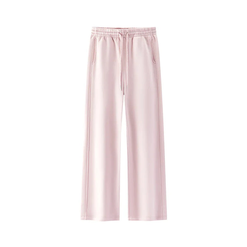 Semir Women Pants Fleece Lined Drawstring Wide Leg