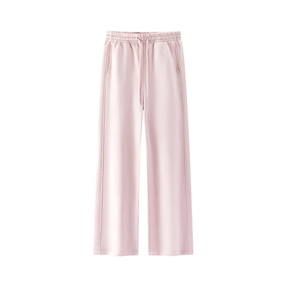 Semir Women Pants Fleece Lined Drawstring Wide Leg
