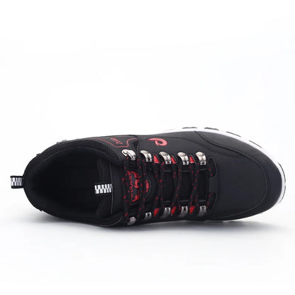 Men's Leather Casual Lightweight Walking Sneakers