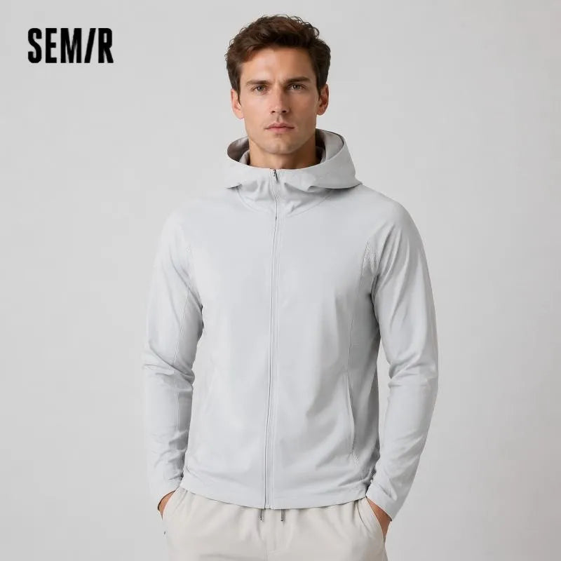 Semir Men Breathable Knit UV Jacket