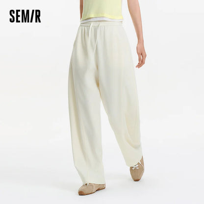 Semir Casual Pants Women Cool Feeling Banana Pants Tapered Pants 2025 New Summer Style