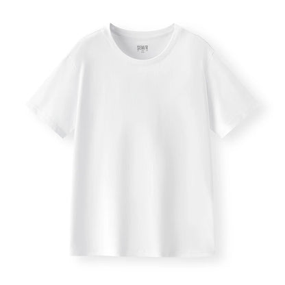 Semir Short Sleeve T-Shirt Men Pure Cotton Bottoming Shirt 2025 New Spring Solid Color Inner Layer Top Versatile White T-Shirt