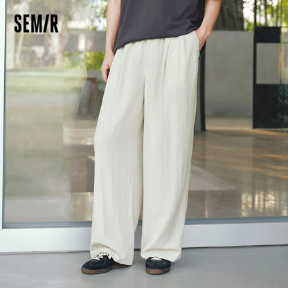 Semir Men Casual Wide Leg Pants