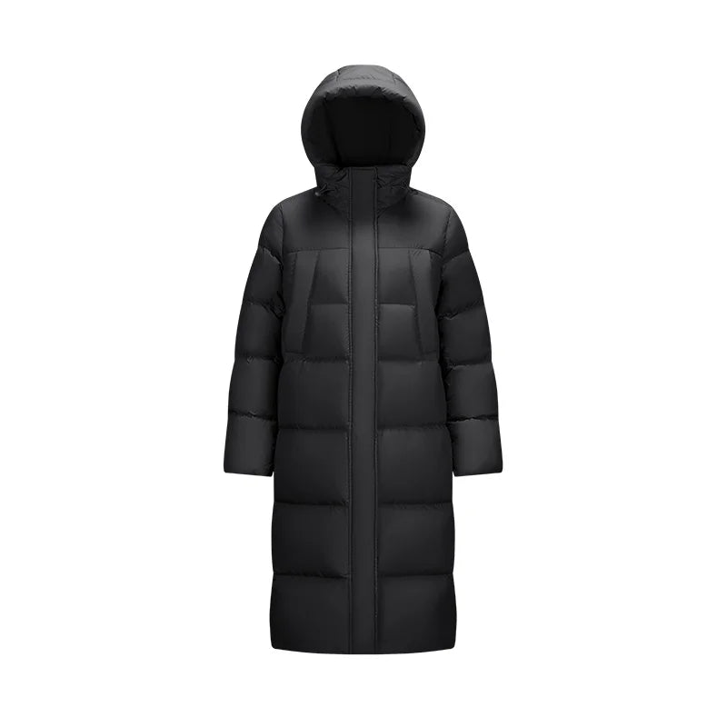 Semir Women Down Jacket Long Waterproof Loose Hooded