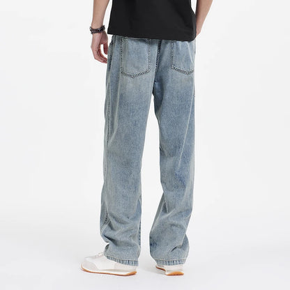 Semir Men Vintage Loose Denim Pants