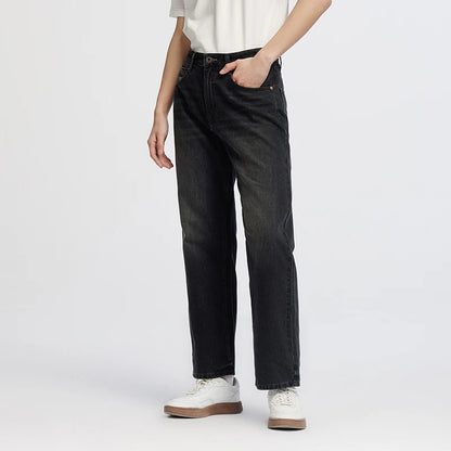 Semir Men Retro Washed Loose Jeans