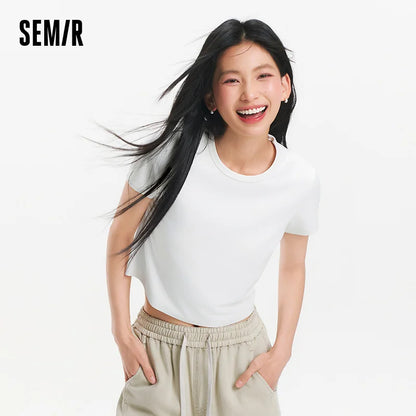 Semir Women Tshirt Moisture Wicking UV Protection Slim
