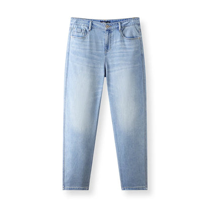 Semir Jeans Men Straight-Leg Retro Distressed 2025 New Summer Pants Cool Feeling Long Pants for Everyday and Trendy Outfits