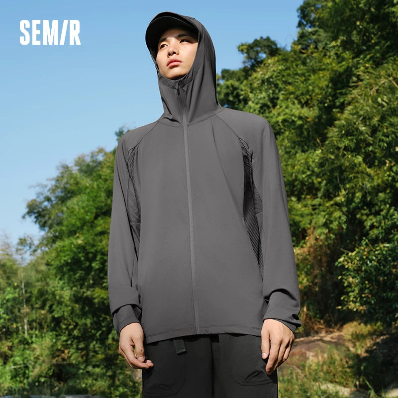 Semir Men Breathable Knit UV Jacket