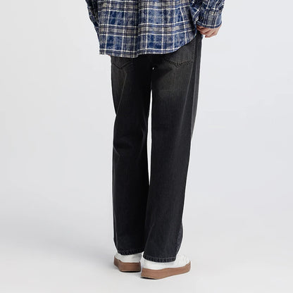 Semir Men Retro Washed Loose Jeans