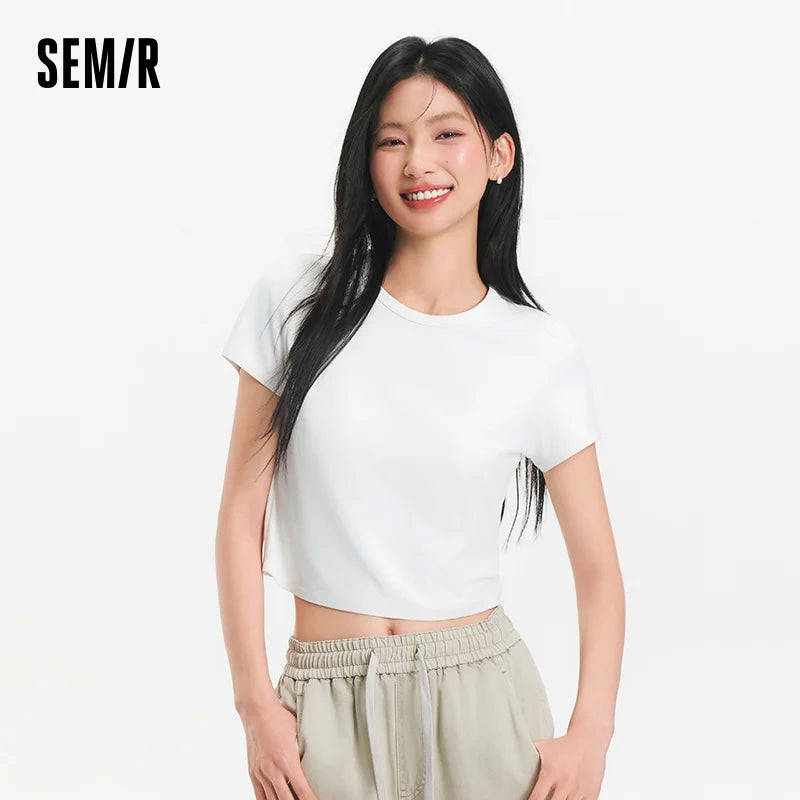 Semir Women Tshirt Moisture Wicking UV Protection Slim
