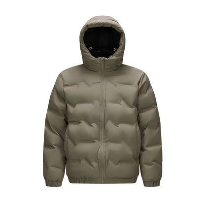 Semir Down Jacket Men 2024 New Waterproof Hooded Outerwear Winter Clothing Solid Color Versatile Direct-Injection Down Thickened